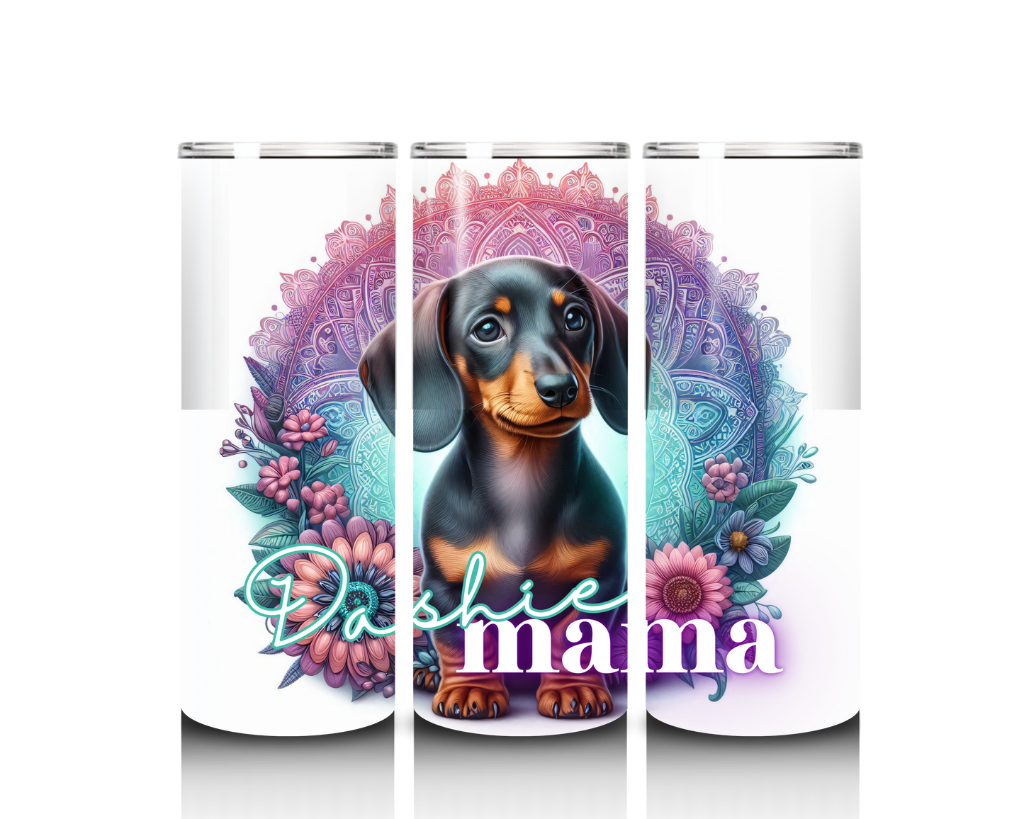 dashie mama tumbler wrap design