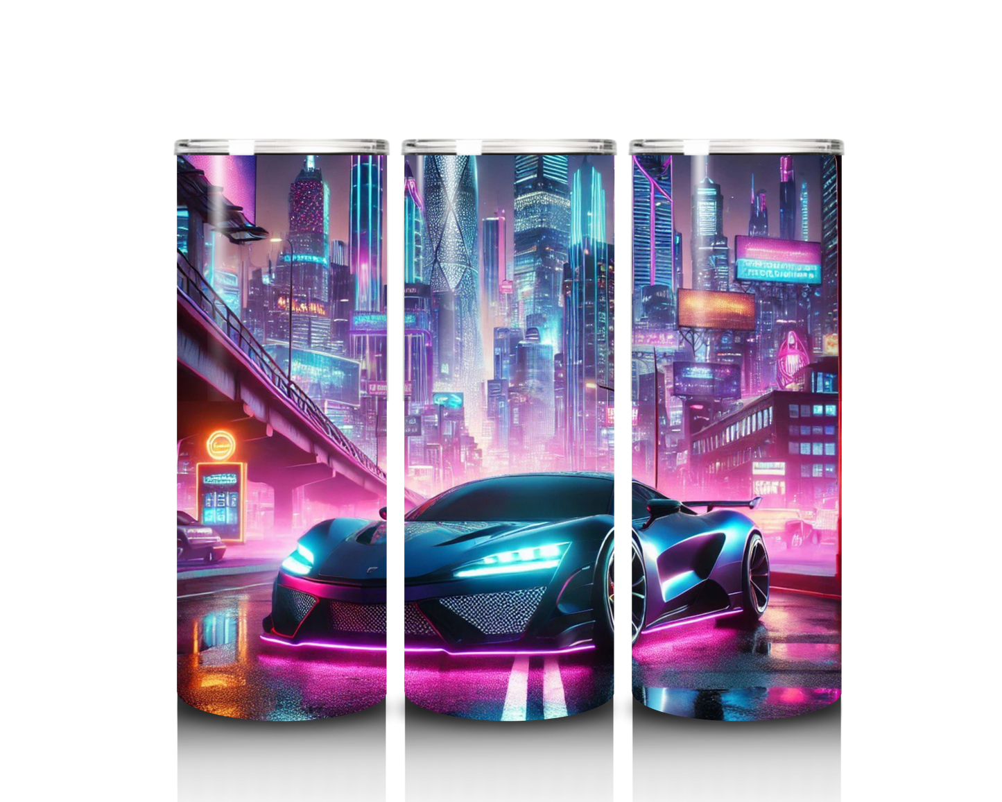 exotic car tumbler wrap design