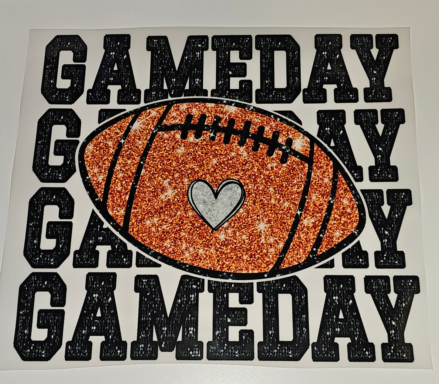 Game day dtf print for t-shirts