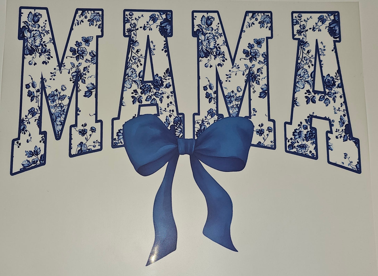 Mama screen print for t-shirts