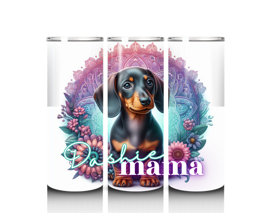 dashie mama tumbler wrap design