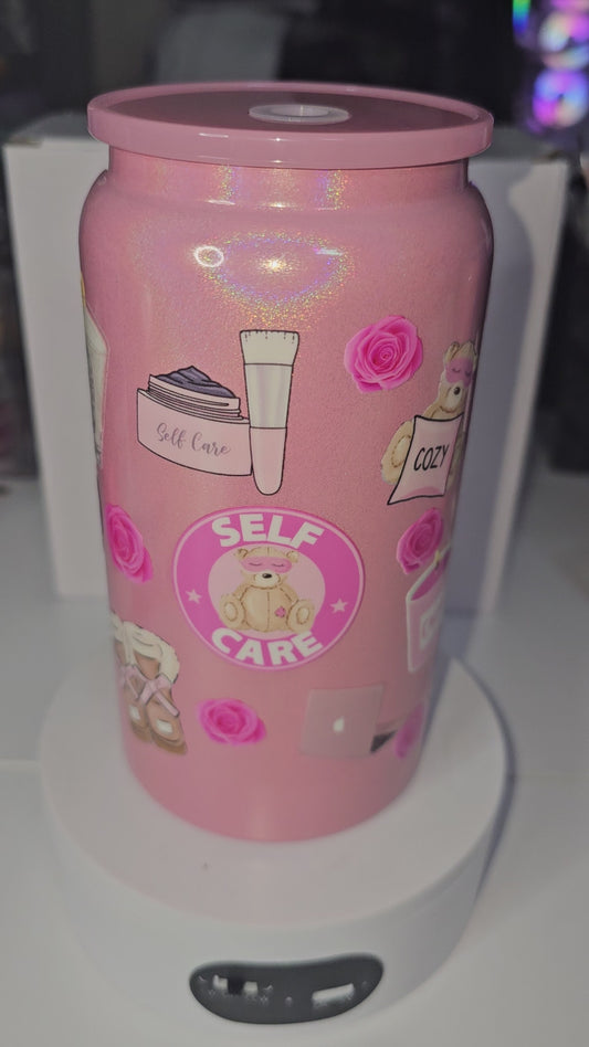 16 oz self care stainless steel cup