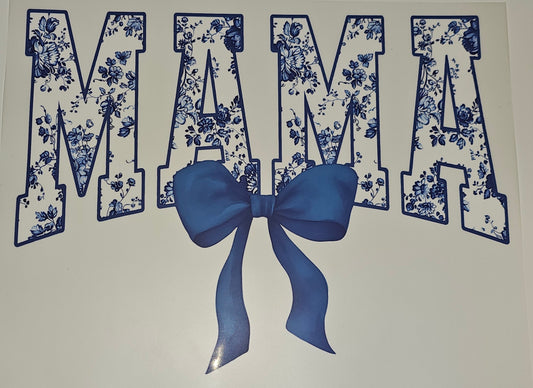 Mama screen print for t-shirts